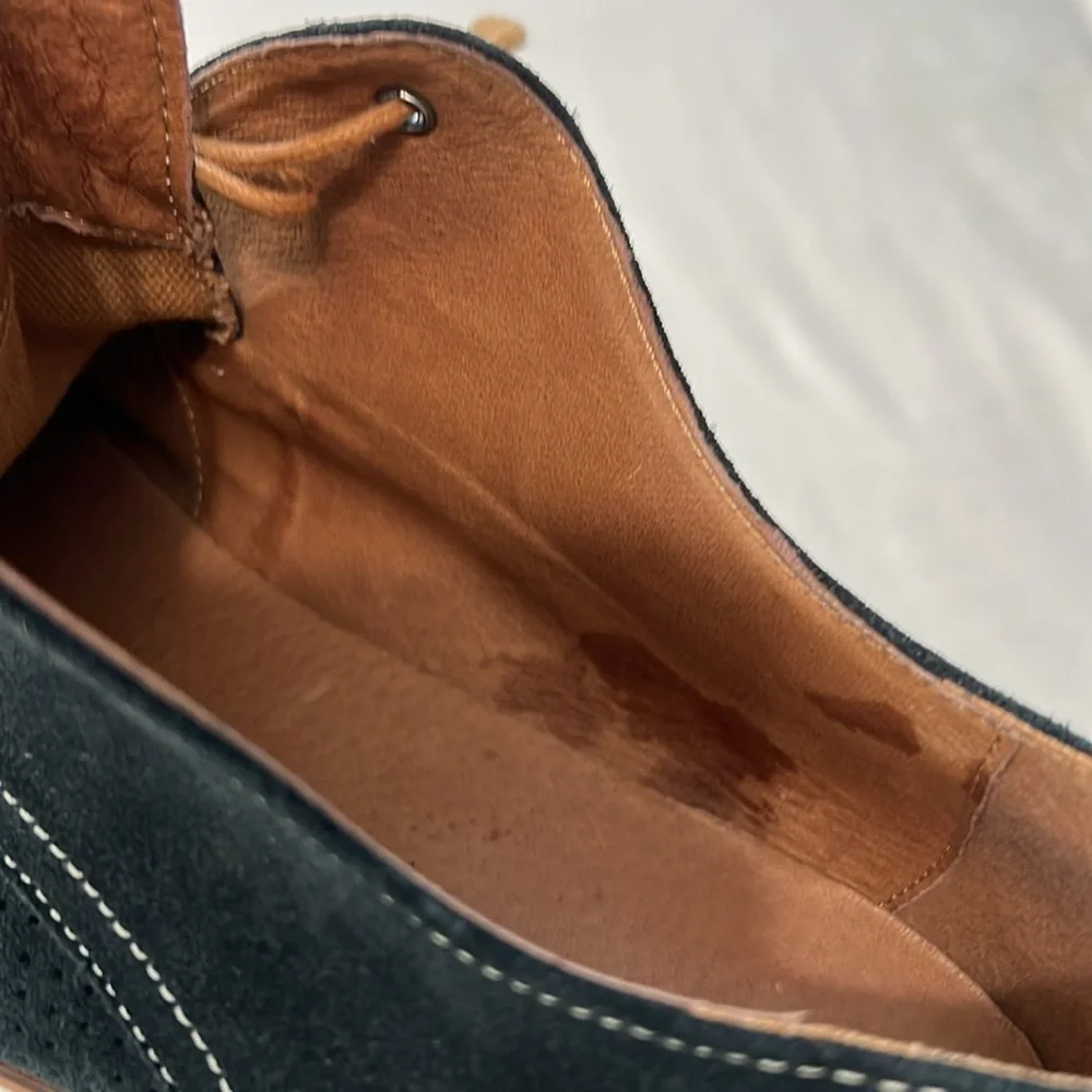 Aldo Blue Suede Oxfords
